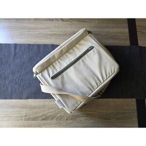 Sagaform Canvas Insulated Side Satchel Cooler Bag